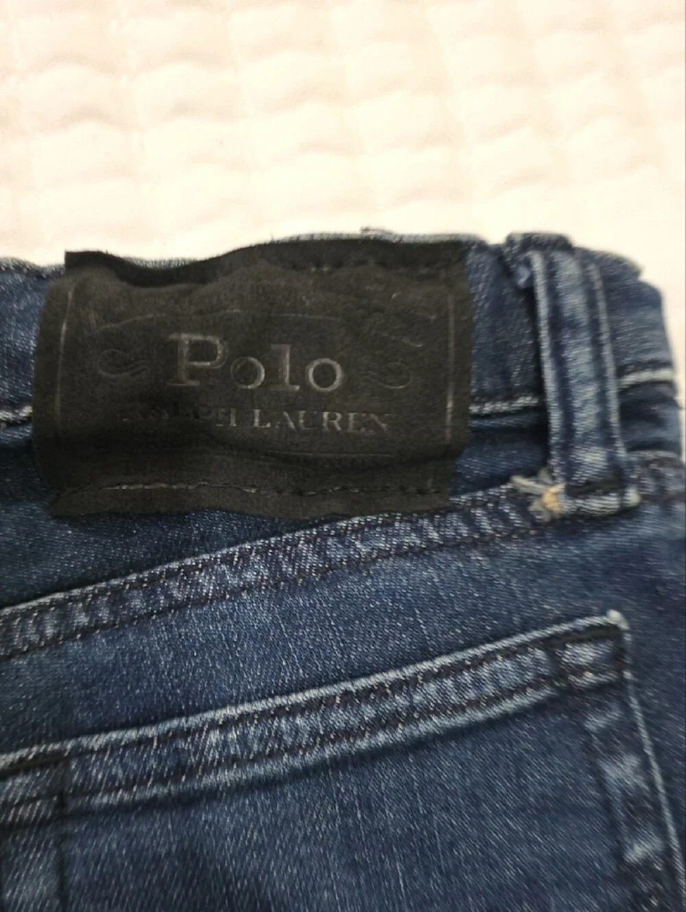 Ralph Lauren Boys Dark Blue Straight Jeans